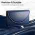 MaxGear Business Card Holder Case, PU Leather for Purse, Magnetic Travel Card Holder Wallet, Navy
