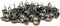 DMSE Wholesale Size 7/16" Diameter Hardware Upholstery Decorative Thumb Push Tacks, 100 Pack, Bronze Renaissance