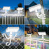 92 3 (1 Pack) Tryme LED Solar Lights Outdoor Waterproof with Motion Sensor, Octopus Stand, Adjustable Angle, Optical