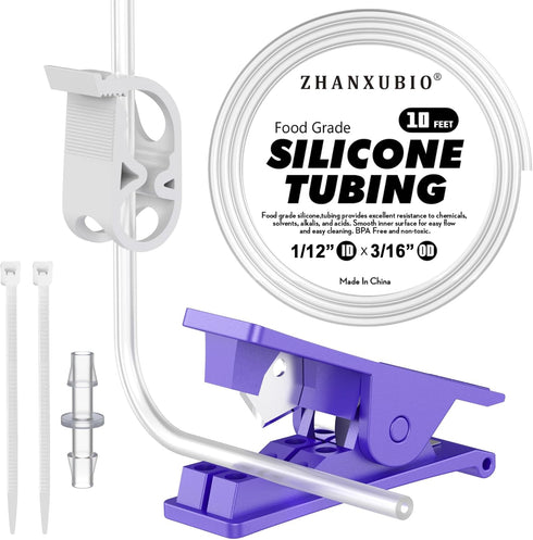 ZHANXUBIO Silicon Tubing,Food Grade Silicon Tubing,aquarium tubing,drip irrigation tubing,High Temp Pure Silicone Hose