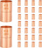 30-Pack Copper Fittings, 3/4-Inch Copper Coupling with Rolled Stop, C x C with Sweat Solder Connection