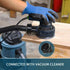 ZEITE 5 Inch Random Orbital Sander, 3.0 Amp Tool for Woodworking, Variable Speed 5000-12000 OPM, 10 Feet Cord, Dust Box