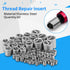 60 Pcs Wire Thread Inserts kit, M3 M4 M5 M6 M8 M10 Stainless Steel Wire Screw Sleeve Thread Repair Kit for Helical Repair, Eliminate Screw Hole Deviation