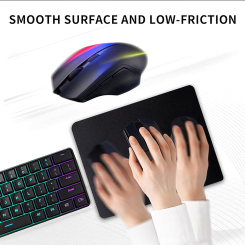 Tongyanat 3 Pack 9 7 Mouse Pad, Ultra-Smooth Gaming Mousepad, Non-Slip Rubber Base, Waterproof Mousepads Bulk Wireless
