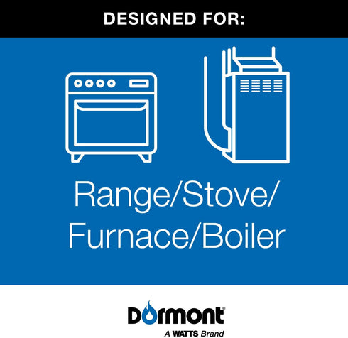 Dormont Safety-Shield SmartSense Gas Appliance Connector, 5/8 Inch Outer Diameter, 48 Inches