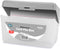 Index Card Holder Grey, 3x5 Note Flash Card Organizer Case, Stackable File with Flip Top, Holds 250 Cards
