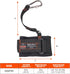 Ergodyne Squids 3114 Pull-On Wrist Tool Lanyard, 3 Pounds, Black with Stainless Steel Carabiner