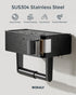 Toilet Paper Holder with Shelf - Flushable Wipes Dispenser & Storage Fits Any Bathroom, Keep Your Wet Wipes Hidden