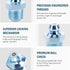 ZELCAN 150pc Metric Grease Fittings Kit, Hydraulic Grease Zerk Assortment for Replacing Missing Fittings