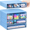 Desk Storage Organizer with 9 Drawers, 4 Tiers Stackable Desktop Craft Storage