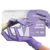 Lilac Nitrile Disposable Gloves - 200 Count - 3 Mil Nitrile Gloves