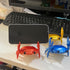 LOGUTIA Crab Phone Stand Ornament - Crab Pen & Pencil Holder in Red