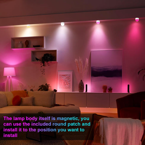 LGMCF Bulb E26 2Pack 6W 450LM Dimmable Bulb 15 3 2500mAh Bulbs, Bulbs Rechargeable Light with Remote - Detachable LED