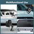 6PCS 1/4inch DIYMAG Magnet Screw Hole Strong Rubber Coated Magnets Magnetic License Plate Holder Mounting Heavy Duty