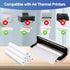 Potanro A4 8.3''x11'' Printer(6 Thermal Printer Paper Printing Paper Quick-dry Thermal Paper Thermal for Portable