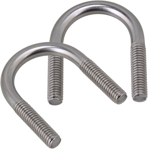 RDEXP U Bolts M6 304 Stainless Steel Inner Dia 0.87 Inch, Pack of 5 U Screws