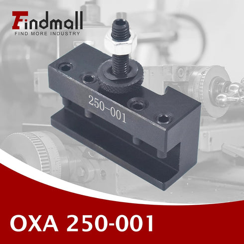 findmall OXA #1 Quick Change Turning Facing Lathe Tool Post Holder, OXA 250-001