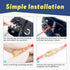 Glarks 720Pcs Male and Female Wire Spade Connector Assortment Kit with Insulating Sleeve for Car Audio