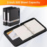 DocSafe 3 Ring Binder, Fireproof 2 Inch Round Ring with Zipper, Dust-Proof PVC-Free Binder for Important Paper Supplies