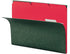 Smead Interior File Folder, 1/3-Cut Tab, Red, Letter Size, 100 per Box