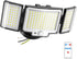 CLAONER LED Security Motion Sensor Outdoor Lights, 6500K Remote Control Floodlights, Dusk
