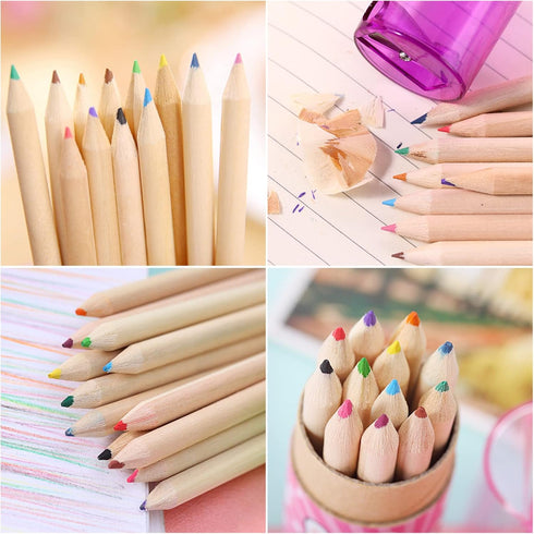 Cute Mini Pencil Sharpener, Kawaii Manual Pencil Cutter, Handheld Cartoon Accessory for Kid Artists (7 Pcs)