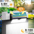 318 3 IP65 2 Pack vighep Large Solar Motion Lights Outdoor, LED Super Bright Shed Lights with Lighting Mode, Waterproof