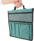 600D (#01) Haofy Garden Kneeler Pouch, Green Oxford Cloth Bench Kneeling Bag with Multiple Storage Pockets for Indoor