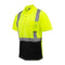 ST12B-2PGS-XL Hi-Vis Green Safety Vest, Size XL
