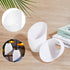 8 Bulbs, 3.6x3.4x5.3 Inch NBEADS Pcs Acrylic Lampshades, Horseshoe Replacement Plastic Lamp Shade Floor Lamp Light