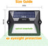 2 Packs 9 intelamp Solar Fence Lights Outdoor, Colors & RGB Color Changing Deck Lights Waterproof, Solar Powered LED