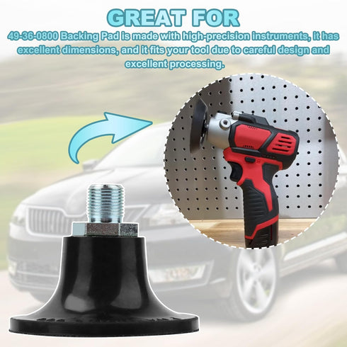 2" 49-36-0800 2438-20 Backing Pad Quick Change Disc Pad Holder Fits for Polisher/Sander
