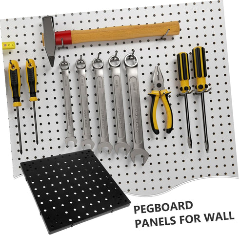 Wall-Mounted Pegboard Tool Organizer for Efficient Storage