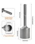 Heavy Duty T Post Driver, 2 Inch SDS Max Automatic Fence Post Driver with Ground Rod Driver Adapter Bits
