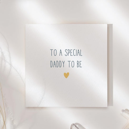 TEEMI -To a Special Daddy To Be Fathers Day Card Dad To Be Birthday Daddy Soon to Be Dad From the Bump Gift Card