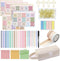 Bible Study Kit with Bible Journaling Supplies, Highlighters, Gel Pens, Bible Tabs, Tapes, Sticky Notes, Paper Clips,