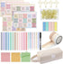 Bible Study Kit with Bible Journaling Supplies, Highlighters, Gel Pens, Bible Tabs, Tapes, Sticky Notes, Paper Clips,