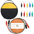 Makeronics 30FT 18AWG Retractable Test Leads with Dual Ended Alligator Clips for Electrical Testing and Troubleshooting