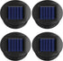 4 Pack Solar Lights Replacement Top Parts, 7 Lumens Lantern Lids for Hanging Outdoor Decorations Garden Patio