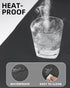 Large Desk Pad Mat, Mouse Pad, Non-Slip PU Leather Desk Blotter, Waterproof Keyboard Mat for Office/Home (Black, 48" x