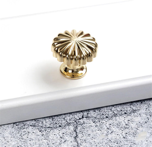 LUOOHL 5/10Pcs Drawer Pulls Aluminum Alloy Dressers Knob Cupboard Handle Modern Furniture Handle Pumpkin Bedside