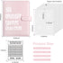 Money Saver Budget Binder Book with Pouches, 100 Envelope Challenge Binder with Numbers, A5 Money Budget Envelopes for Cash Saving $5,050 Pink by Chillyfar