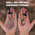 Magnetic Hooks for Canopy, Heavy Duty Magnet Clip Hanger with Carabiner for Camping, Tent Canopy Organizer (Small)