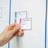 PATboard Scrum Board and Kanban Board - Magnetic Task Cards, Set of 16, Small (S), Blue