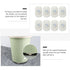 8pcs NUOBESTY Self-Adhesive Sticky Casters Universal Swivel Storage Box Wheels with Steel Ball Bearings for Rolling