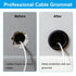 ZOCCVI 20 3/4 Inch Grommets, 5/8" Grommet Grommet, PCS Rubber ID Wiring Rubber Hole Eyelet Ring Gasket for Wires