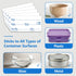 Risepekt 200 2"x1" 30 Pcs Dissolvable Food Labels Roll, Dishwasher Safe, Dissolves in Water in Sec, Removable Freezer