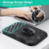 Gimars Upgrade Ergonomic Mouse Pad Wrist Rest with Memory Foam Massage Bump, Nonslip PU Base, Enlarge 30% Larger for