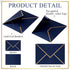 Epakh 100 Pcs Christmas A7 Invitation Envelopes, Gold Border 5 x 7 Thick Self Adhesive for Wedding Cards