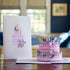 Lovepop Happy Birthday 3D Pop-Up Card for Her, Him, Girls, Boys - Floral Birthday Cake - 5" x 7" - Blank Notecard &